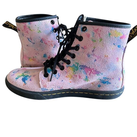 Dr. Martens Women’s Pink Sheridan Confetti Suede Boots Size 7 NEW MSRP 140.00 - Picture 6 of 16